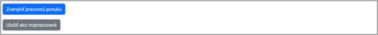 Uloženie ponuky ako rozpracovanej